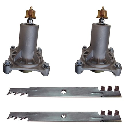 Aic Replacement Parts Deck Rebuild Kit for Craftsman 42 Replaces Spindles 192870 Blades 138971 KT-LAS20-0012